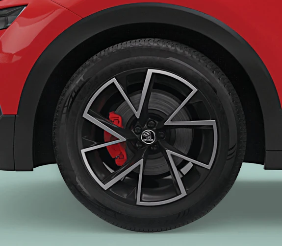 R17 Dual Tone Alloy Wheels with Red Calipers