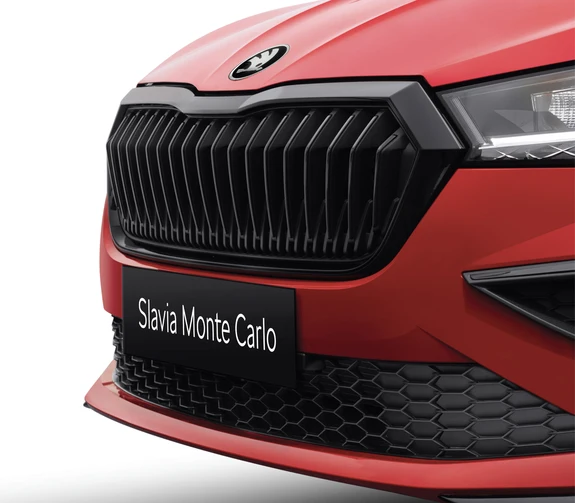 Black Škoda Signature Grille